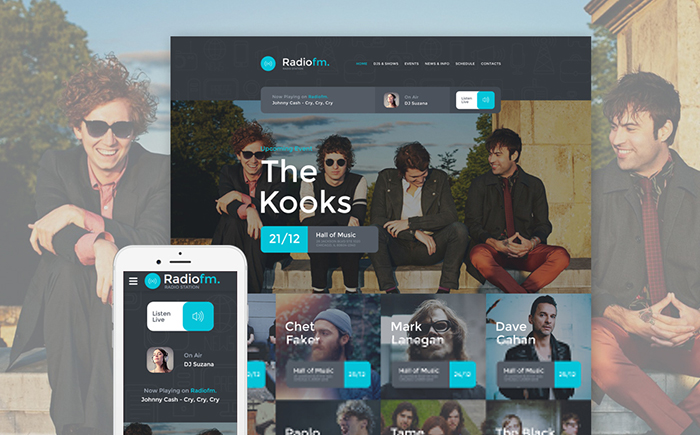 Breathtaking Selection of 10 Best Radio Website Templates for Your